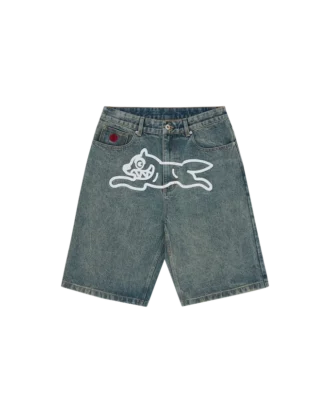 Running Dog-denimshorts