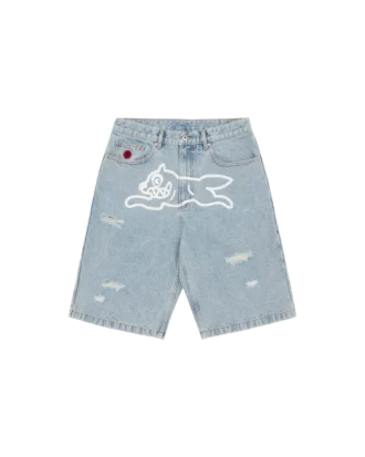 Running Dog-denimshorts