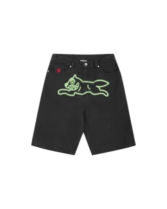Running Dog-denimshorts