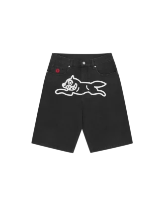 Running Dog-denimshorts