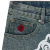 Running Dog-denimshorts