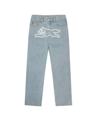 Running Dog-jeans med dobbel skål