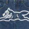 Running Dog-jeans med dobbel skål