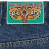 Running Dog-jeans med dobbel skål