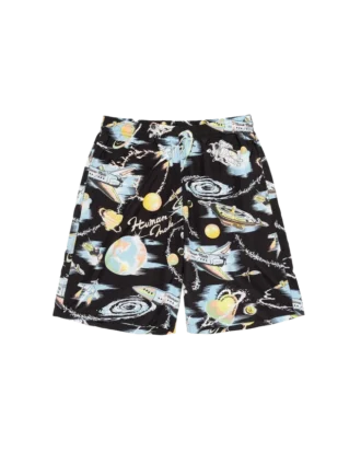 Shorts med grafisk trykk