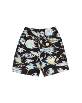 Shorts med grafisk trykk