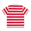 Stripet pique-skjorte for kvinner