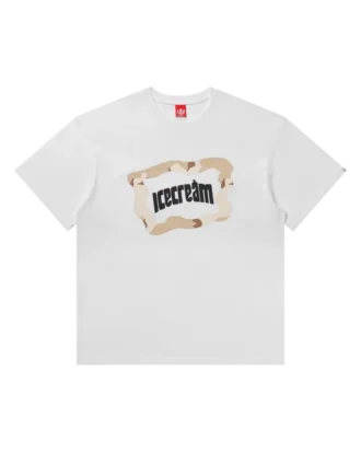 Taupe kortærmet T-skjorte