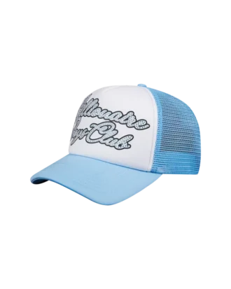 Trucker-cap med diamantskrift