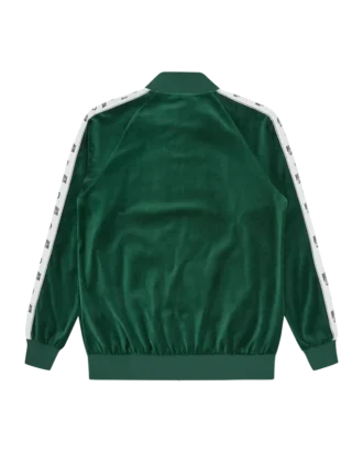 Velour-treningsjakke med liten Arch Logo